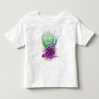 Camiseta Infantil Caracol na Fig colorido