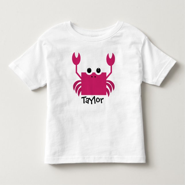 Camiseta Infantil Caranguejo pequeno personalizado (Frente)