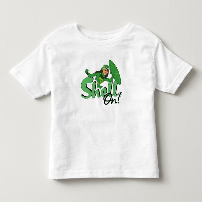 Camiseta Infantil Carapaça | Com Casca! (Frente)