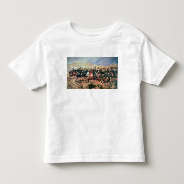 Camiseta Infantil Carga da brigada clara (Frente)