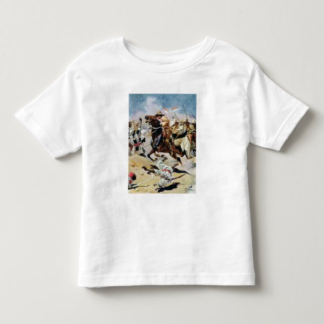 Camiseta Infantil Carga dos 2øs lanceiros em Omdurman (Frente)