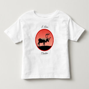 Camiseta Infantil Caribe no Sunset - Arte original sobre a vida selv