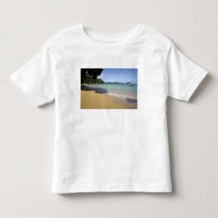 Camiseta Infantil Caribe - Tobago - Praia ao longo do Atlântico