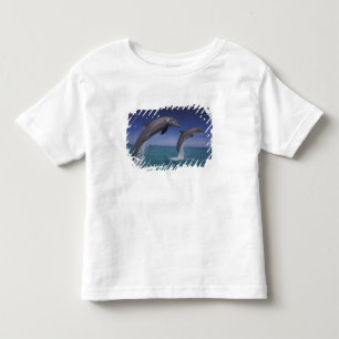 Camiseta Infantil Caribenhos, golfinhos-nariz-de-garrafa Tursiops