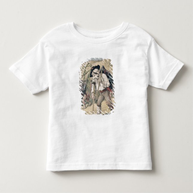Camiseta Infantil Caricatura da derrota de Crispi (Frente)