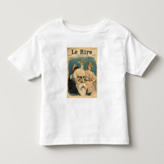 Camiseta Infantil Caricatura de Henri Brisson, (Frente)
