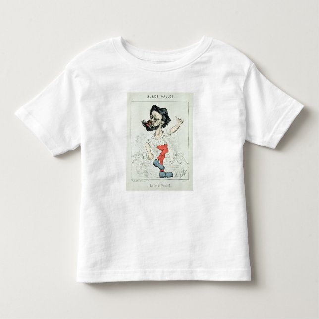 Camiseta Infantil Caricatura de Jules Valles (Frente)