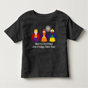 Camiseta Infantil Caricatura de "Os Três Reis" / "Três Sábios",