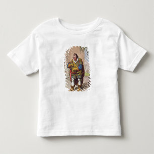 Camiseta Infantil Caricatura de Pizarro que contempla