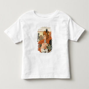 Camiseta Infantil Caricatura de um Marquise francês