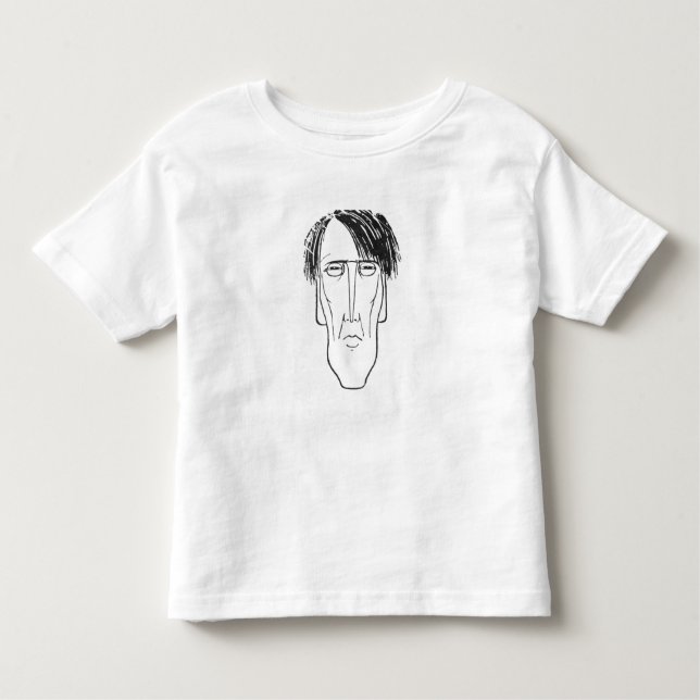 Camiseta Infantil Caricatura de W.B. Yeats, 1898 (Frente)