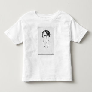 Camiseta Infantil Caricatura de W.B. Yeats, 1898
