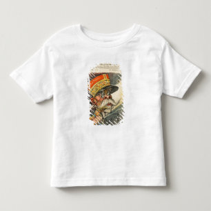 Camiseta Infantil Caricatura do general Zurlinden