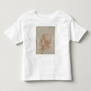 Camiseta Infantil Caricatura Head Study of an Old Man, c.1500-05