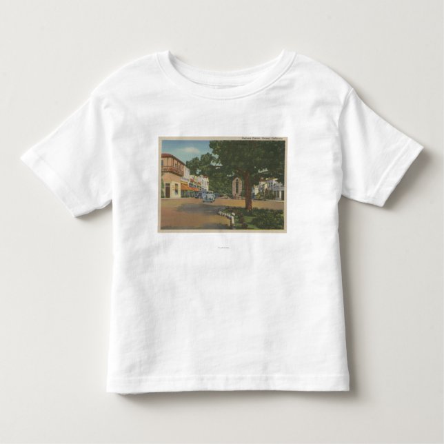 Camiseta Infantil Carmel, CA - opinião do distrito financeiro do (Frente)