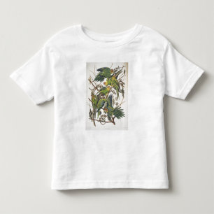 Camiseta Infantil Carolina Parakeet, de 'Birds of America', 1829
