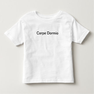 Camiseta Infantil Carpe Dormio (apreenda a sesta)