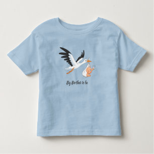 Camiseta Infantil Carregando de Tempestade é um Bebê Grande Irmão pa