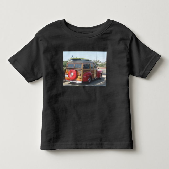 Camiseta Infantil Carrinha Woodie (Frente)