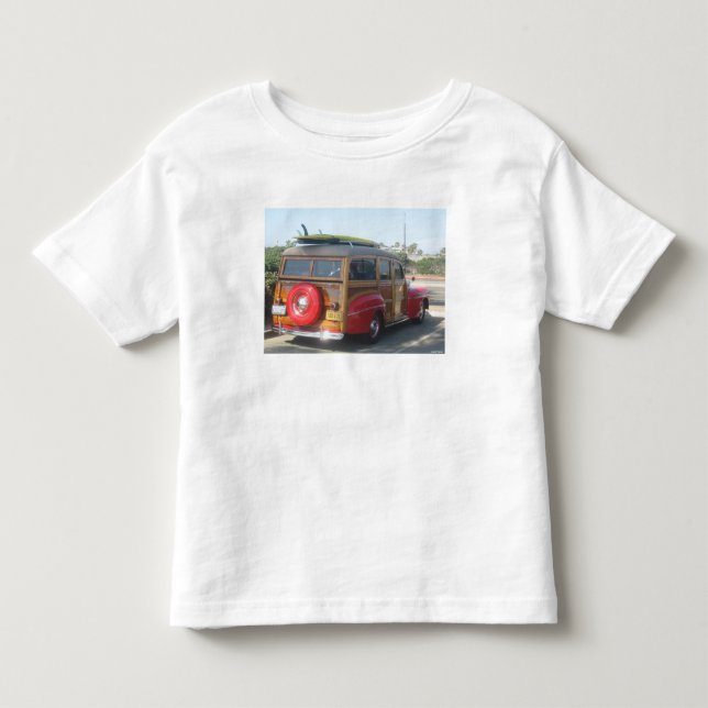 Camiseta Infantil Carrinha Woodie (Frente)
