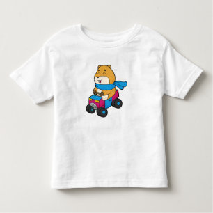 Camiseta Infantil Carro de Hamster