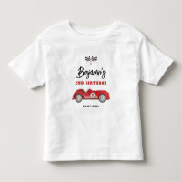 Carro Vermelho Retroativo Dois segundo aniversário