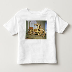 Camiseta Infantil Carruagem da gôndola da imperatriz Catherine II