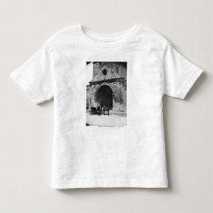 Camiseta Infantil Carruagem que espera antes do patamar da catedral