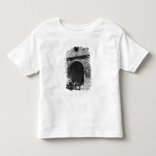Camiseta Infantil Carruagem que espera antes do patamar da catedral