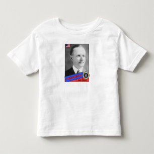 Camiseta Infantil Cartão de Beisebol Calvin Coolidge