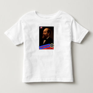 Camiseta Infantil Cartão de beisebol de Chester A. Arthur