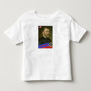 Camiseta Infantil Cartão de beisebol de Ulysses S. Grant