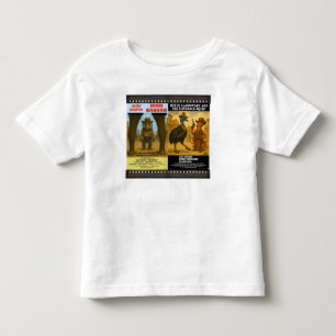 Camiseta Infantil Cartaz de Paródia de Filme Animal Ocidental