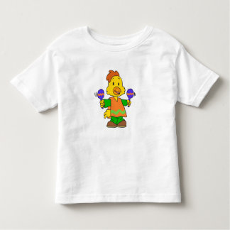Camiseta Infantil Cartografia do Pintinho mexicano | Escolher cor de