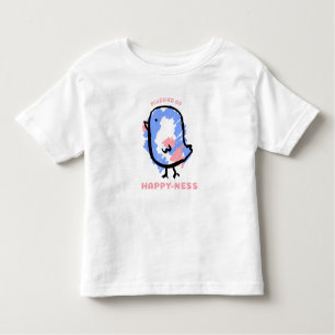 Camiseta Infantil Cartoon Bluebird