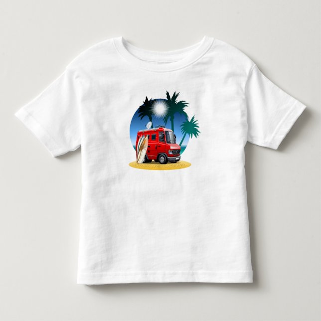 Camiseta Infantil Cartoon Camper (Frente)