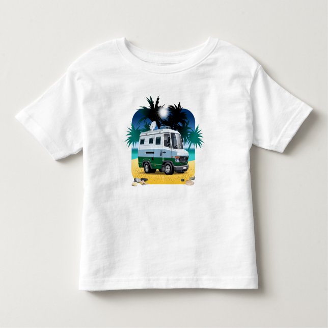 Camiseta Infantil Cartoon Camper (Frente)