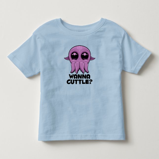 Camiseta Infantil Cartoon Cuttlefish (Frente)