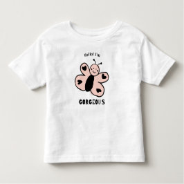 Camiseta Infantil Cartoon de borboleta