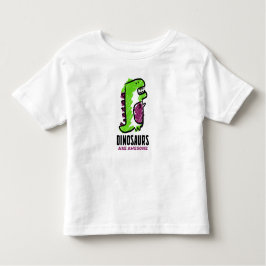 Camiseta Infantil Cartoon de Dinossauro