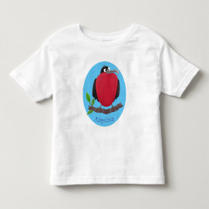 Camiseta Infantil Cartoon de pássaros maravilhoso e magnífico