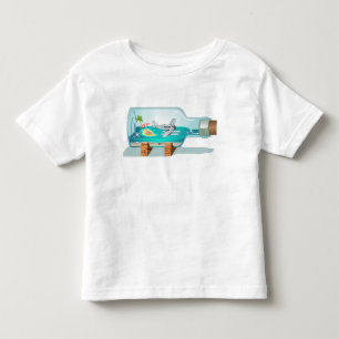 Camiseta Infantil Cartoon Garrafa de Souvenir