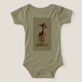 Camiseta Infantil Cartoon Little Deer