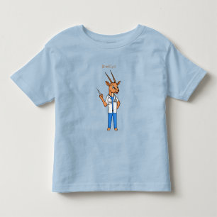 Camiseta Infantil Cartoon médico de antílope Gemsbok