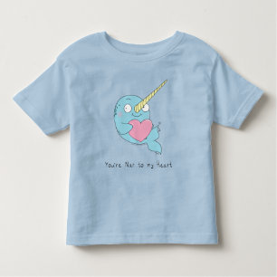 Camiseta Infantil Cartoon Narwhal Cute Kids