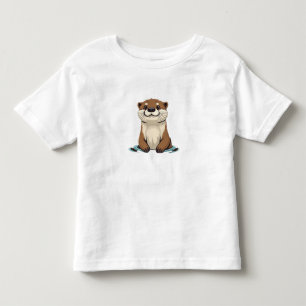 Camiseta Infantil Cartoon Otter Encantado