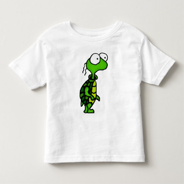 Camiseta Infantil Cartoon Turtle (Frente)