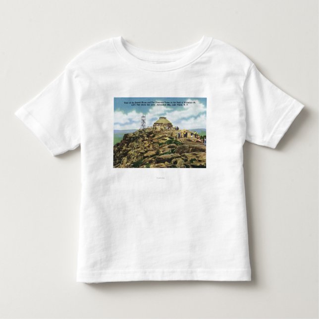 Camiseta Infantil Casa da cimeira, opinião da torre dos observadores (Frente)