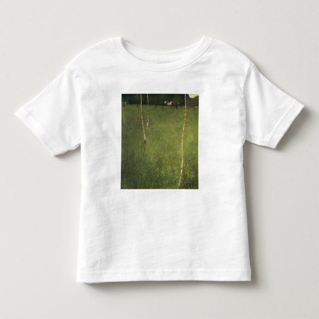 Camiseta Infantil Casa da quinta com árvores de vidoeiro, 1900 (Frente)