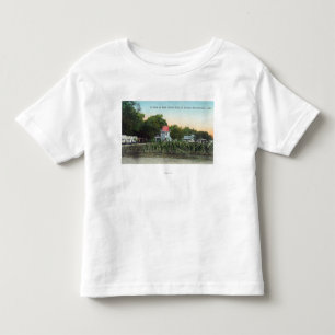 Camiseta Infantil Casa de campo SceneEl Verano do bosque do
